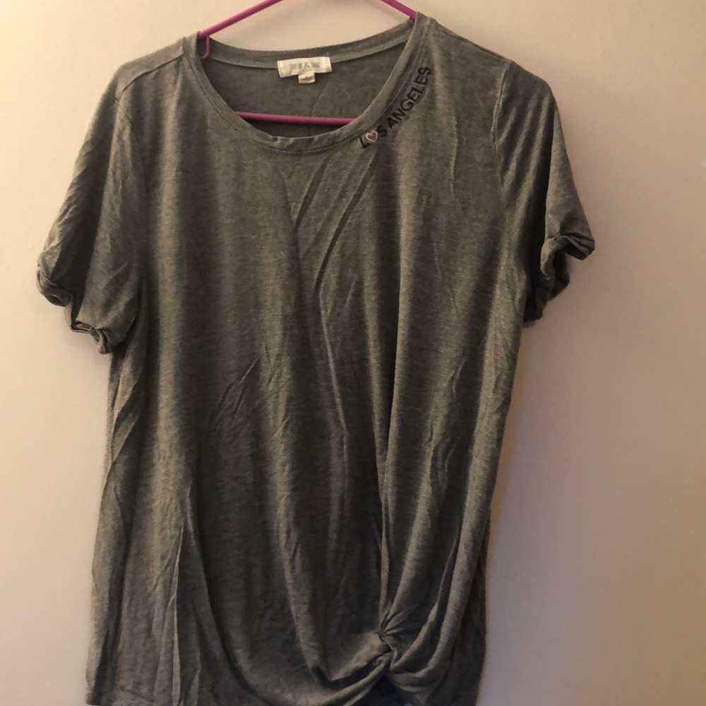 Gray Los Angeles t shirt